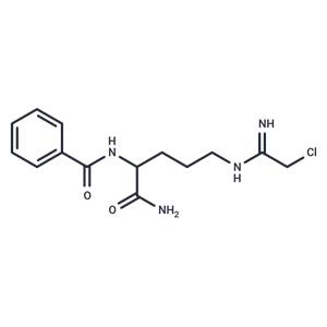 N-[1-(Aminocarbonyl)-4-[(2-chloro-1-iminoethyl)amino]butyl]benzamide