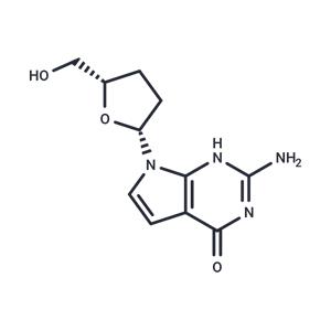 7-Deaza-2',3'-dideoxyguanosine