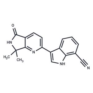 3-(7,7-dimethyl-5-oxo-6,7-dihydro-5H-pyrrolo[3,4-b]pyridin-2-yl)-1H-indole-7-carbonitrile