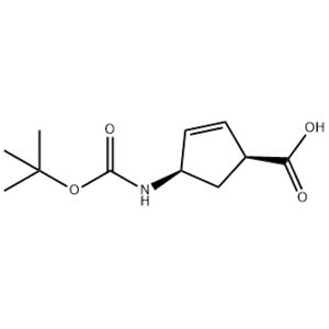 (1s,4r)-4-{[(tert-butoxy)carbonyl]amino}cyclopent-2-ene-1-carboxylic acid