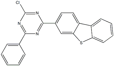 2-chloro-4-(dibenzo[b,d]thiophen-3-yl)-6-phenyl-1,3,5-triazine