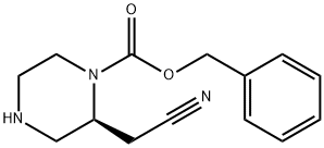 benzyl (2S)-2-(cyanomethyl)piperazine-1-carboxylate