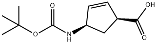 (1s,4r)-4-{[(tert-butoxy)carbonyl]amino}cyclopent-2-ene-1-carboxylic acid