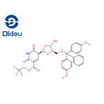 5-Pyrimidinecarboxylic acid, 1-[5-O-[bis(4-methoxyphenyl)phenylmethyl]-2-deoxy-β-D-erythro-pentofuranosyl]-1,2,3,4-tetrahydro-2,4-dioxo-, 2,2,2-trifluoroethyl ester