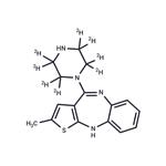 N-Desmethyl Olanzapine-d8