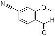 CAS # 21962-45-8, 4-Cyano-2-methoxybenzaldehyde, 2-Methoxy-4-cyanobenzaldehyde