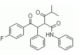 4-Fluoro-alpha-(2-methyl-1-oxopropyl)-gamma-oxo-N,beta-diphenylbenzene butaneamide