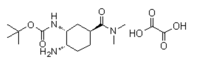 tert-Butyl [(1R,2S,5S)-2-amino-5-[(dimethylamino)carbonyl]cyclohexyl]carbamate oxalate