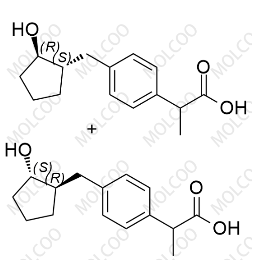 Trans-hydroxyloxoprofen mixture