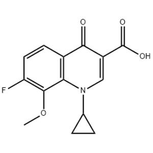 1-cyclopropyl-7-fluoro-8-methoxy-4-oxo-1,4-dihydroquinoline-3-carboxylic acid