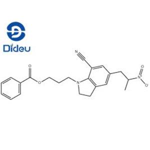 1-[3-(Benzoyloxy)propyl]-2,3-dihydro-5-(2-nitropropyl)-1H-indole-7-carbonitrile