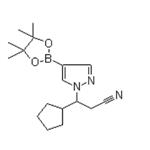 3-Cyclopentyl-3-[4-(4,4,5,5-tetramethyl-1,3,2-dioxaborolan-2-yl)-1H-pyrazol-1-yl]propanenitrile