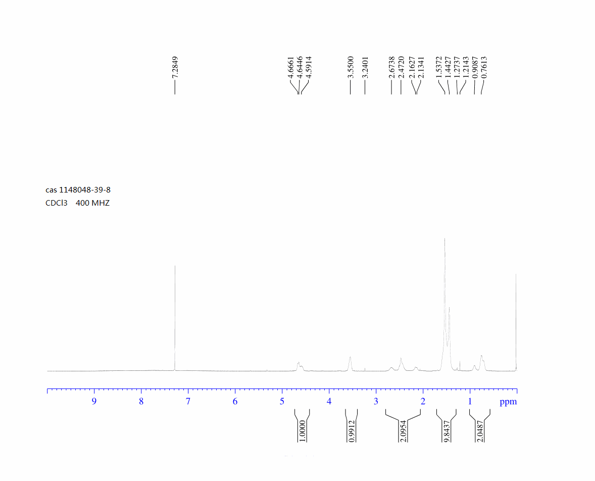 (1R,3R,5R)-2-(tert-Butoxycarbonyl)-2-azabicyclo[3.1.0]hexane-3-carboxylic acid(1148048-39-8) <sup>1</sup>H NMR