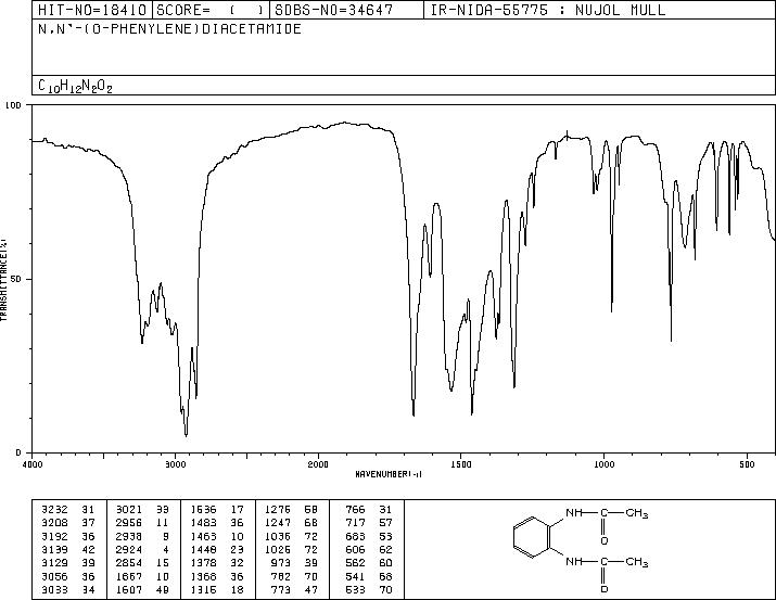 N1-[2-(ACETYLAMINO)PHENYL]ACETAMIDE(2050-85-3) IR2