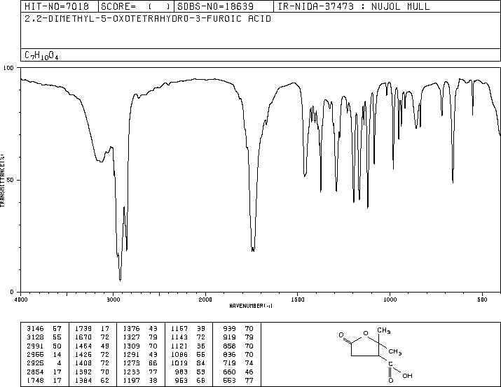 TEREBIC ACID(79-91-4) MS