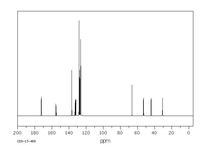 (3S)-2-CARBOBENZOXY-1,2,3,4-TETRAHYDROISOQUINOLINE-3-CARBOXYLIC ACID(79261-58-8) <sup>13</sup>C NMR