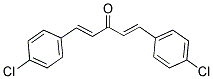 1,5-DI(4-CHLOROPHENYL)PENTA-1,4-DIEN-3-ONE Struktur