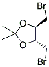 (+)-TRANS-4,5-BIS(BROMOMETHYL)-2,2-DIMETHYL-1,3-DIOXOLANE Struktur