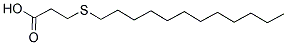 3-N-DODECYLSULFANYLPROPIONIC ACID Struktur