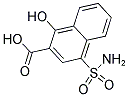 4-AMINOSULFONYL-1-HYDROXY-2-NAPHTHOIC ACID Struktur