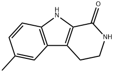 6-METHYL-2,3,4,9-TETRAHYDRO-1H-BETA-CARBOLIN-1-ONE Struktur