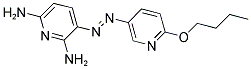 2'-BUTOXY-2,6-DIAMINO-3,5'-AZOPYRIDINE Struktur