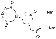 ETHYLENEDIAMINE-N,N,N',N'-TETRAACETIC ACID DISODIUM-ZINC SALT Struktur