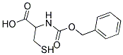 2-BENZYLOXYCARBONYLAMINO-3-MERCAPTO-PROPIONIC ACID Struktur