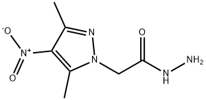 (3,5-DIMETHYL-4-NITRO-PYRAZOL-1-YL)-ACETIC ACID HYDRAZIDE Struktur