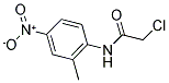 2-CHLORO-N-(2-METHYL-4-NITROPHENYL)ACETAMIDE Struktur