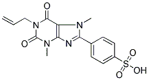 1-ALLYL-3,7-DIMETHYL-8-SULFOPHENYLXANTHINE Struktur