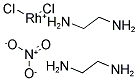 TRANS-DICHLOROBIS(ETHYLENEDIAMINE)RHODIUM (III) NITRATE Struktur