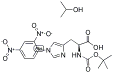 BOC-HIS(DNP)-OH ISOPROPANOL Struktur