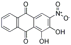 1,2-DIHYDROXY-3-NITROANTHRAQUINONE Struktur