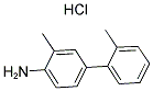 4-AMINO-3,2'-DIMETHYLBIPHENYL, HYDROCHLORIDE Struktur