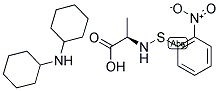 O-NPS-D-ALANINE DICYCLOHEXYLAMINE SALT Struktur