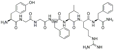 TYR-GLY-GLY-PHE-LEU-ARG-PHE-NH2 Struktur