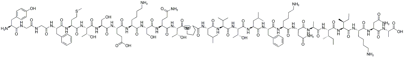 BETA-ENDORPHIN (1-26) (HUMAN) Struktur