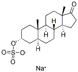 5ALPHA-ANDROSTAN-3ALPHA-OL-17-ONE 3-SULFATE SODIUM Struktur