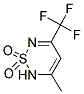 3-METHYL-5-(TRIFLUOROMETHYL)-2H-1,2,6-THIADIAZINE-1,1-DIONE Struktur