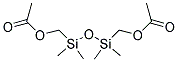 1,3-BIS(ACETOXYMETHYL)-1,1,3,3-TETRAMETHYLDISILOXANE Struktur
