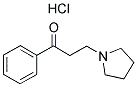 3-(1-PYRROLIDINYL)-PROPIOPHENONE HYDROCHLORIDE Struktur