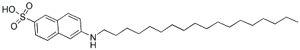 N-OCTADECYLNAPHTHYL-2-AMINO-6-SULFONIC ACID Struktur