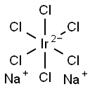 IRIDIUM SODIUM CHLORIDE Struktur