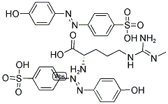 L-NMMA, P-HYDROXYAZOBENZENE-P'-SULFONATE SALT, MONOHYDRATE Struktur