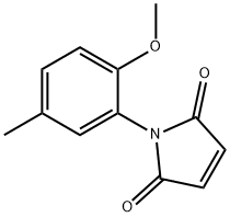 1-(2-METHOXY-5-METHYLPHENYL)-1H-PYRROLE-2,5-DIONE Struktur