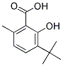 3-TERT-BUTYL-6-METHYLSALICYLIC ACID Struktur