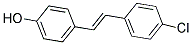4-CHLORO-4'-HYDROXY STILBENE Struktur