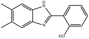 2-(5,6-DIMETHYL-2-BENZIMIDAZOLYL)PHENOL Struktur