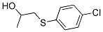 1-(P-CHLOROPHENYLTHIO)-2-PROPANOL Struktur